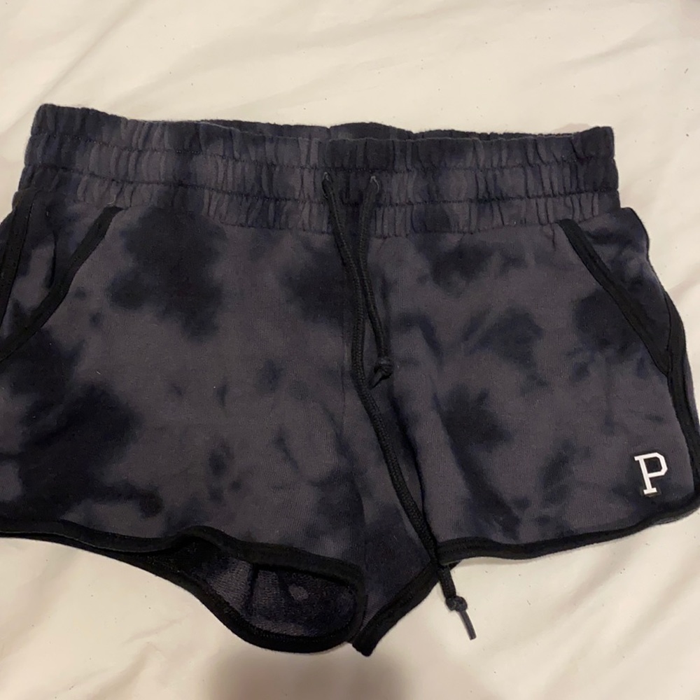 Pink/Victoria secret tie-dye shorts
